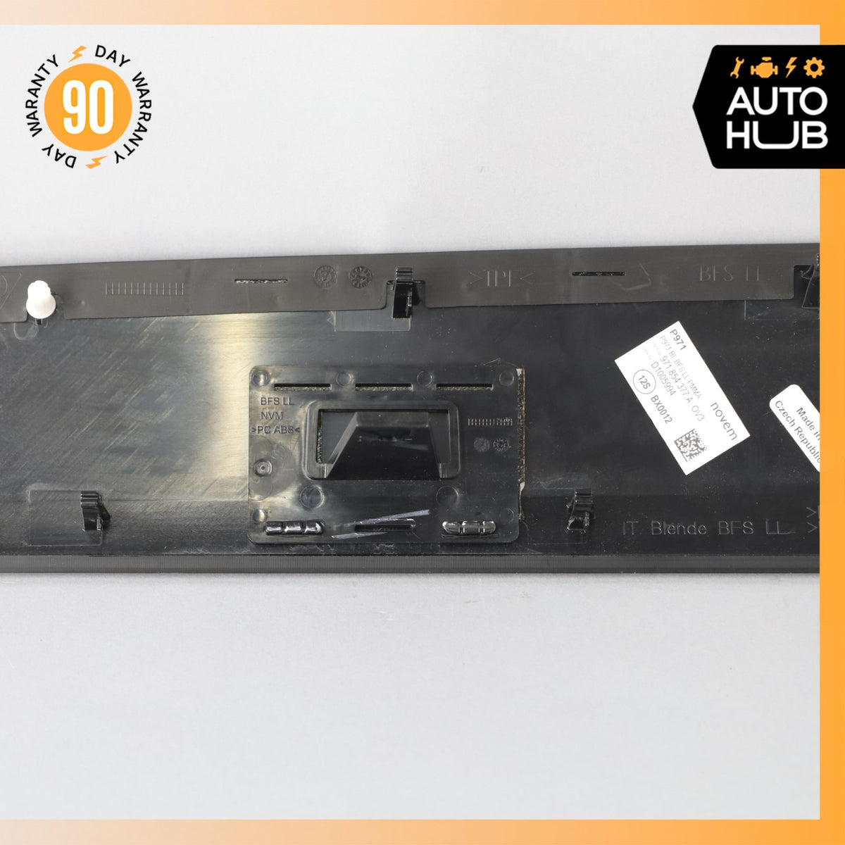Porsche Panamera 971 Front Dashboard Right Cover Panel Molding Piano Black OEM - photo 9