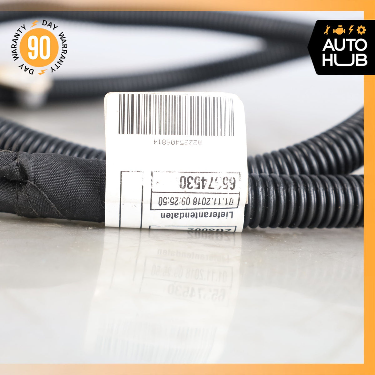 18-20 Mercedes W222 S450 4Matic Starter Alternator Cable Harness 2225406814 OEM - photo 6
