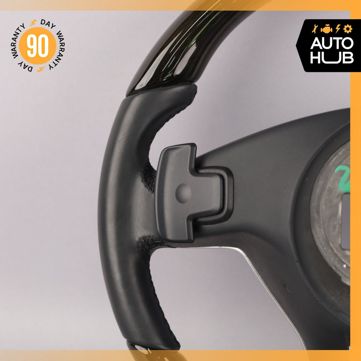 12-18 Mercedes R231 SL400 SL550 Steering Wheel Flat Bottom w/Paddle Shifters OEM - photo 18