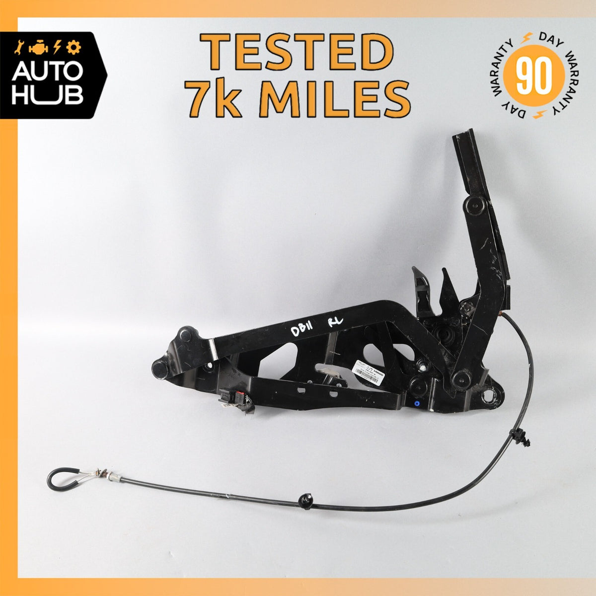 Aston Martin DB11 Left Driver Convertible Decklid Hinge Frame w/ Switch OEM 7k - photo 1