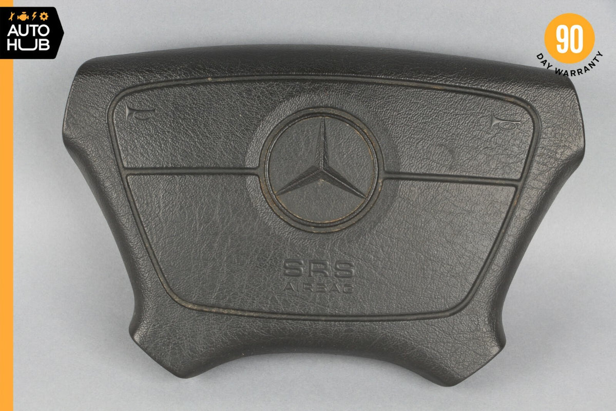 90-95 Mercedes R129 SL600 300SL Driver Steering Wheel Airbag Air Bag Black OEM - photo 2