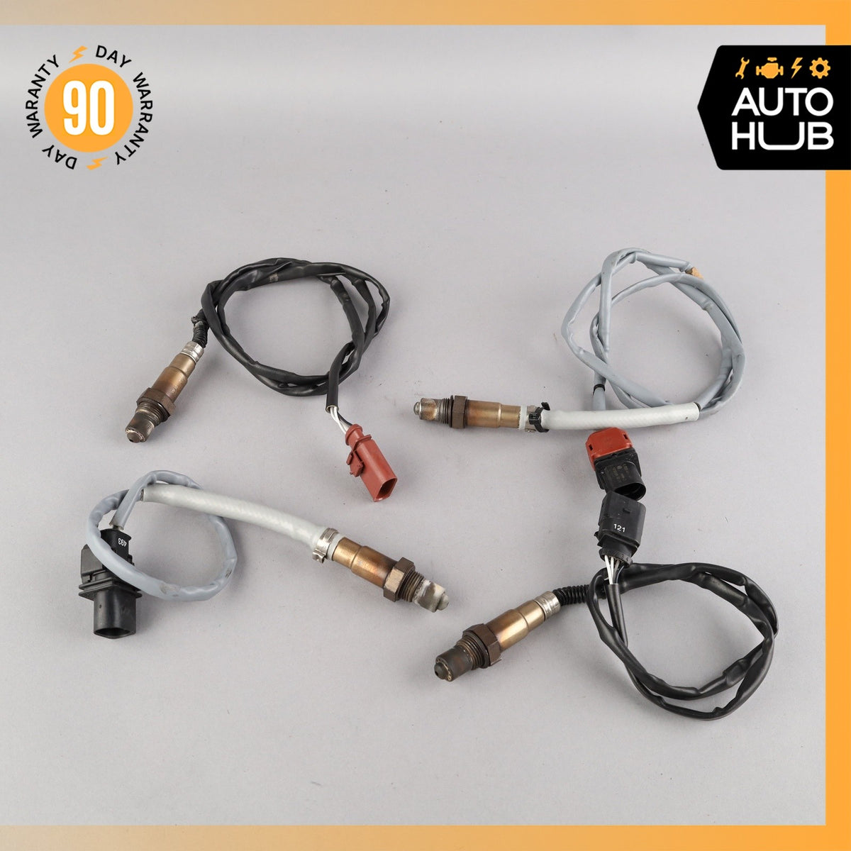 11-18 Porsche Cayenne 958 S Hybrid Oxygen O2 Sensor Lambda Set of 4 OEM - photo 2