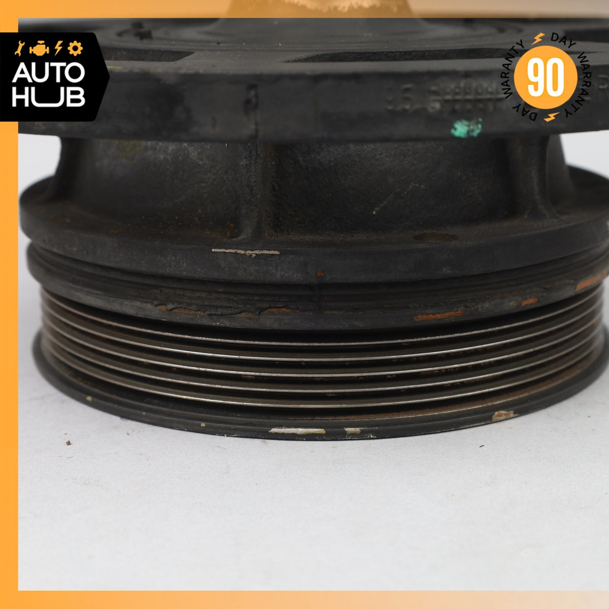 90-99 Mercedes R129 SL500 Engine Motor Crankshaft Pulley Harmonic Balancer OEM - photo 4