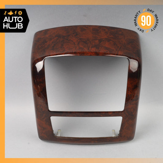 07-13 Mercedes W221 S550 S600 Rear Center Console A/C Air Vent Trim Wood OEM - photo 1