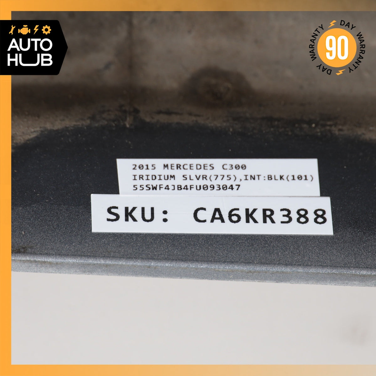 15-21 Mercedes W205 C300 Sedan Base Left Side Rocker Panel Side Skirt OEM - photo 20