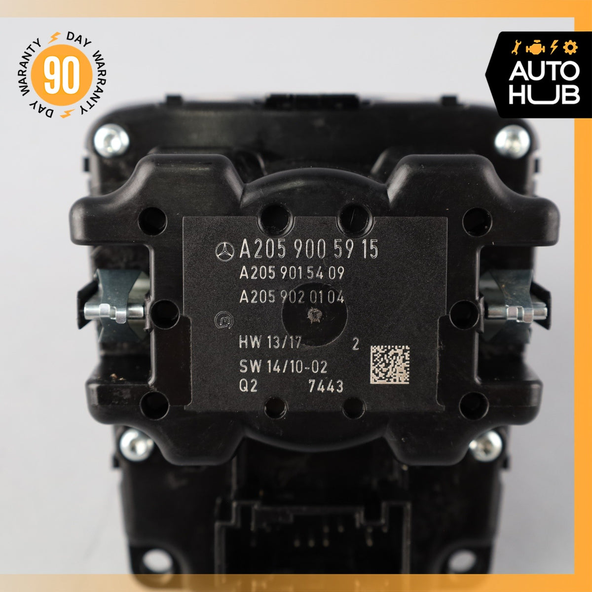 15-18 Mercedes W205 C63 C300 Center Console Multi Function Switch Control OEM - photo 7