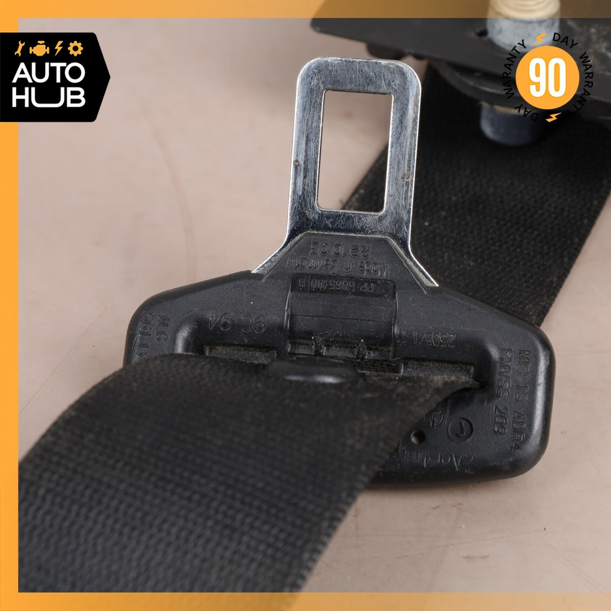 03-04 Mercedes W211 E320 E350 E500 Seat Belt Retractor Front Left Side Black OEM - photo 4
