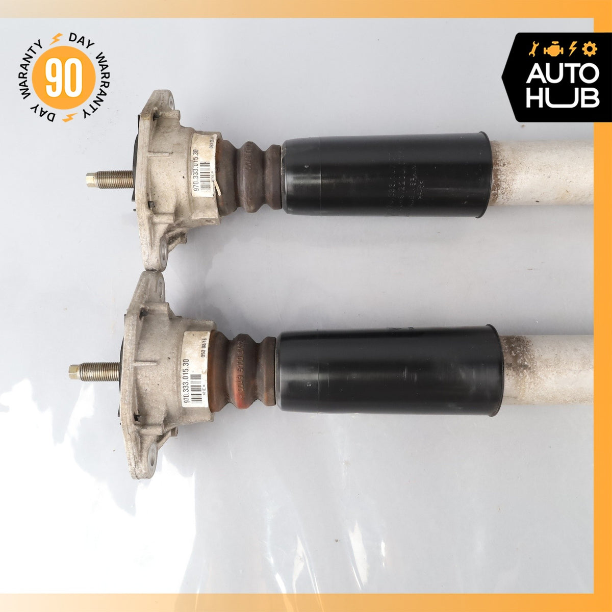 14-16 Porsche Panamera 970 Rear Left & Right Suspension Shock Strut Set OEM 91k - photo 8