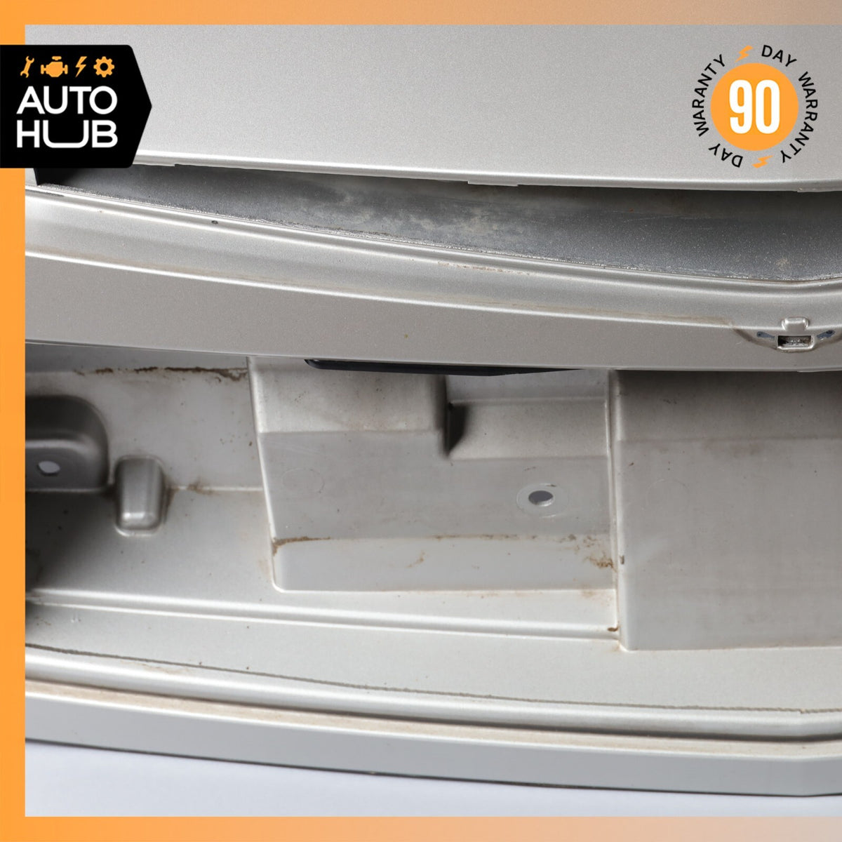 04-09 Cadillac XLR Trunk Lid Panel Assembly Light Tarnished Silver OEM - photo 6