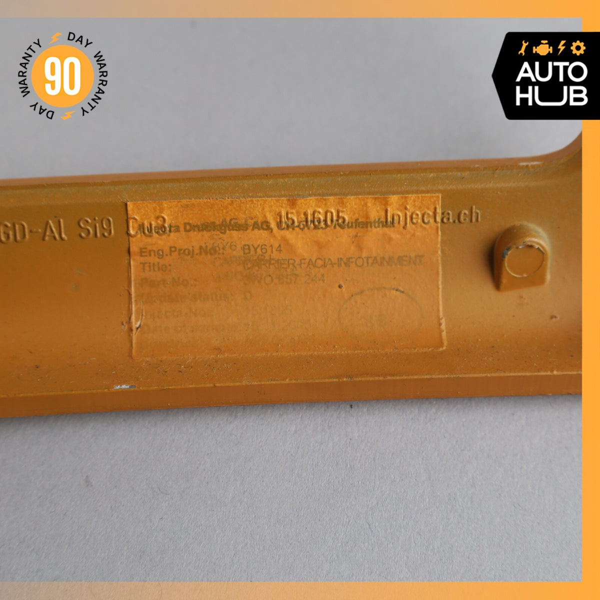 Bentley Continental Flying Spur Center Dashboard Instrument Panel Wood OEM 58k - photo 10