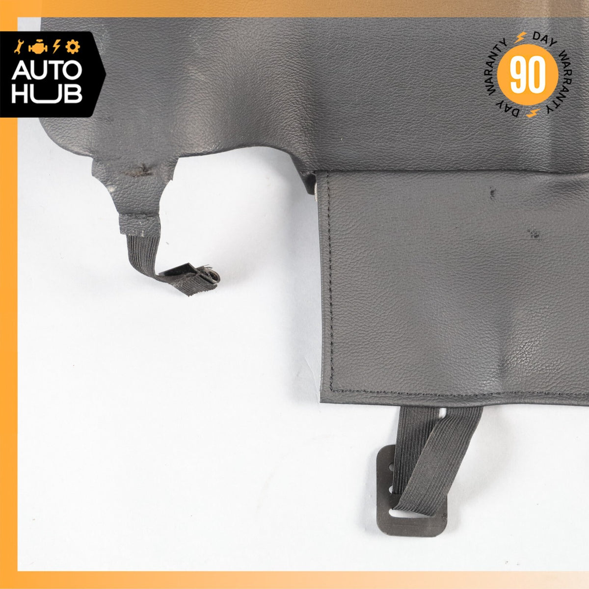 14-22 Maserati Ghibli M157 Front Left Side Seat Back Cover Black OEM - photo 2