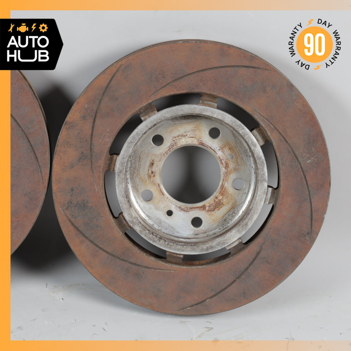 17-24 Aston Martin DB11 Vantage Rear Brake Rotors Disc Left & Right Set OEM - photo 7