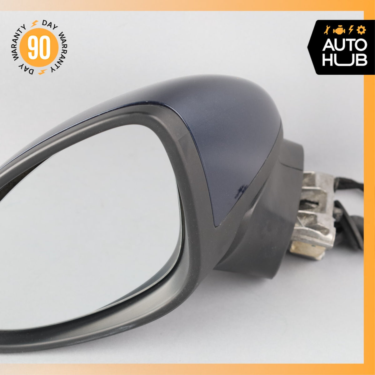 11-14 Porsche Cayenne 958 Left Side Rear View Door Mirror Blue OEM - photo 4