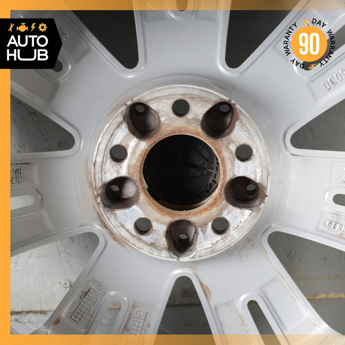 Mercedes W221 S400 S550 CL550 8.5 x 18 18" Wheel Rim Silver 2214017402 OEM - photo 21