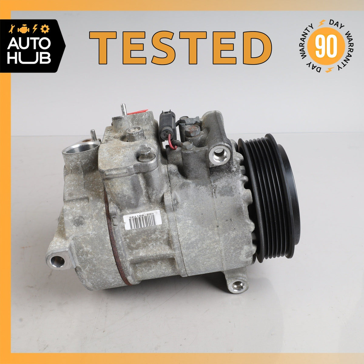 03-09 Mercedes W211 E350 E320 A/C AC Air Condtitioning Compressor 0012308111 OEM - photo 1