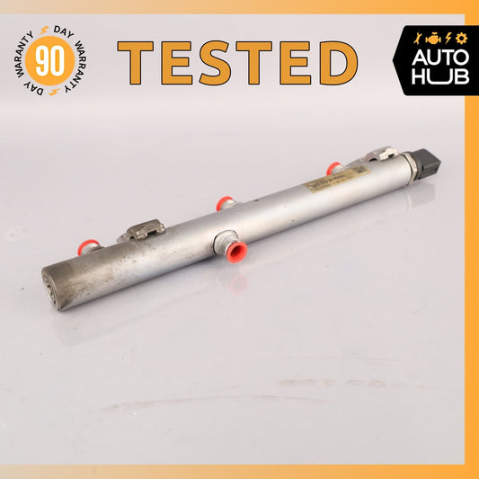 07-13 Mercedes W211 E320 GL350 Right Fuel Injection Rail Line w/ Sensor OEM - photo 1