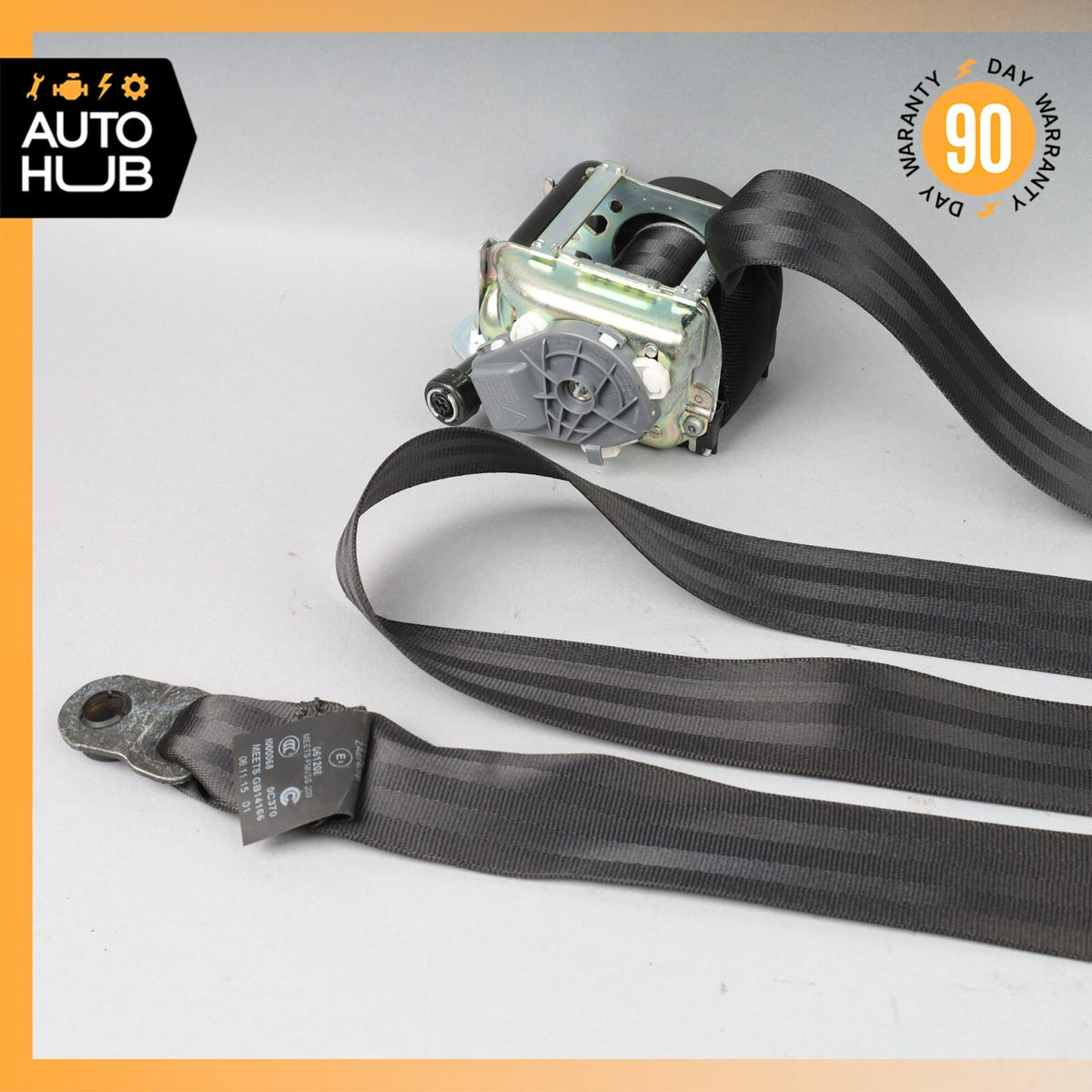 2016 Jaguar X351 XJ Front Left Driver Seat Belt Retractor Black OEM - photo 4