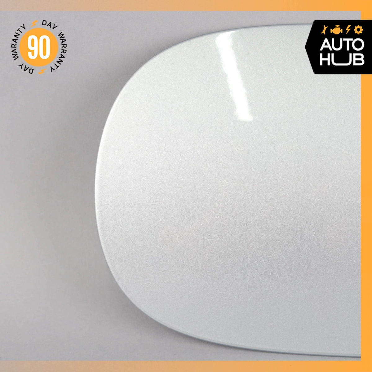 11-18 Porsche Cayenne 958 GTS Fuel Door Lid Gas Tank Cover Silver OEM - photo 2