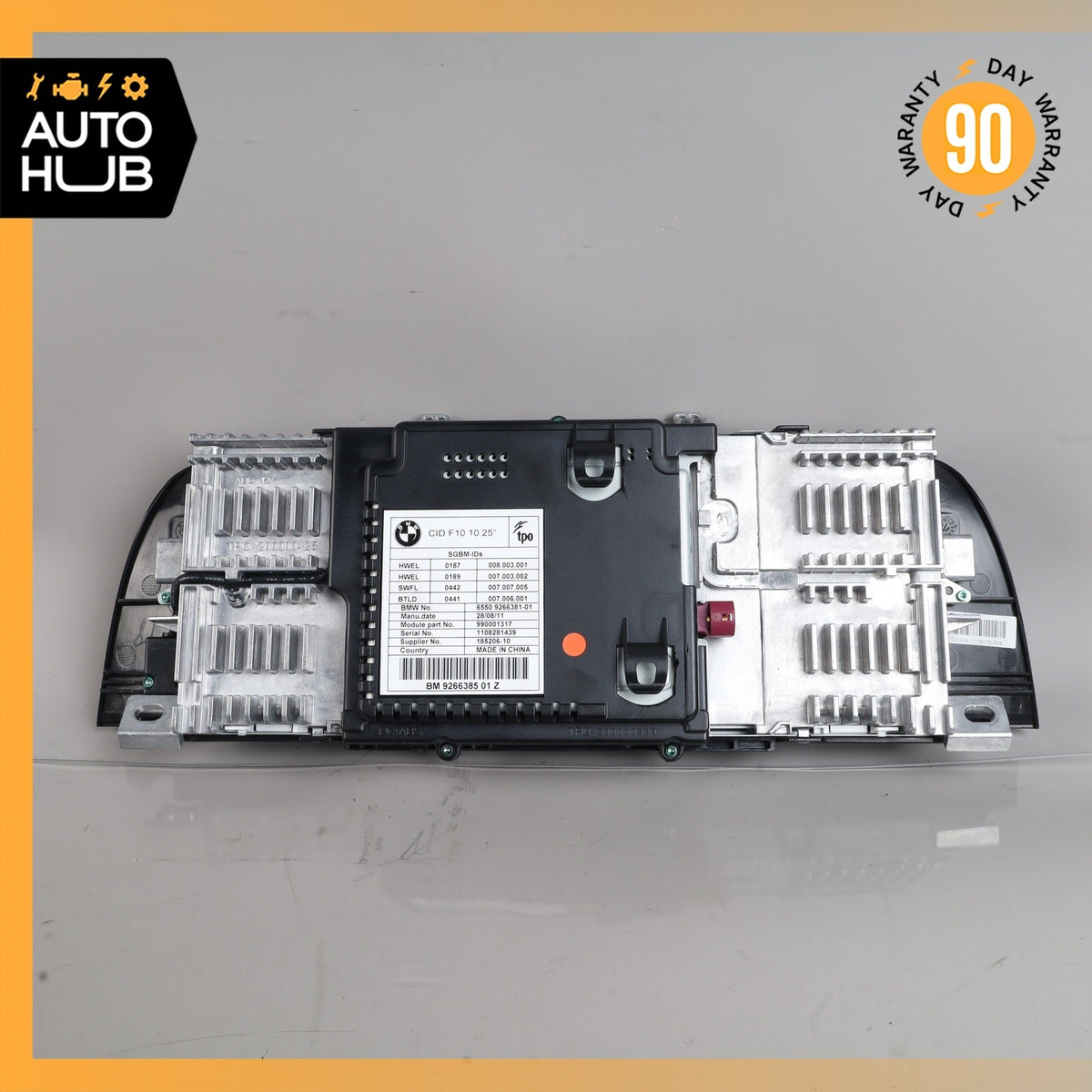 11-16 BMW F10 550i 535i 10.25" Information Navigation Screen Monitor Display OEM - photo 11