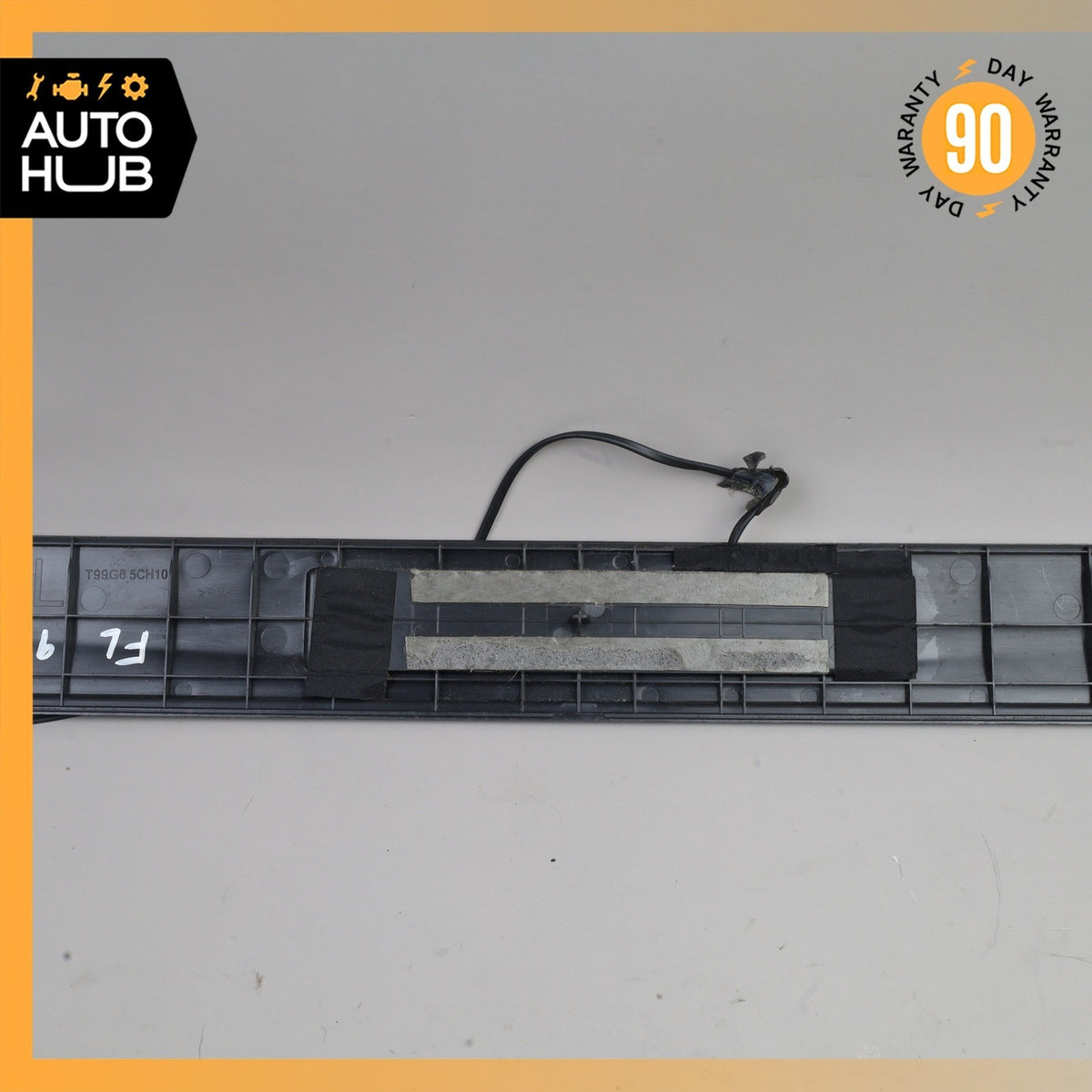 17-22 Infiniti Q60 Front Left Illuminated Door Step Sill Panel OEM 71k - photo 9