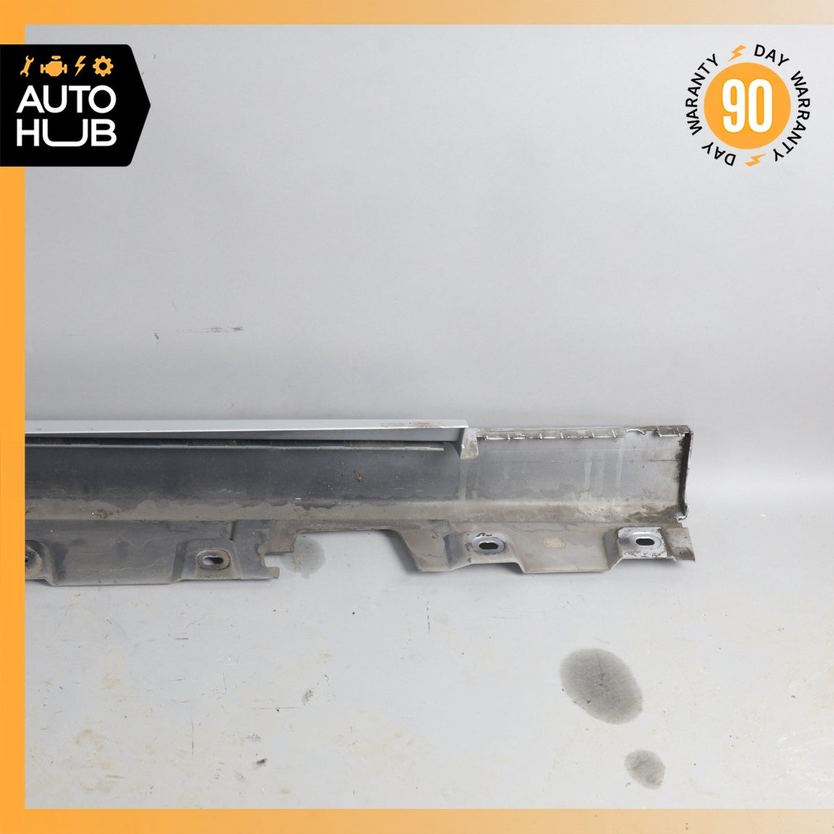 11-16 BMW F10 528i 550i Left Driver Side Rocker Panel Side Skirt Silver OEM - photo 14
