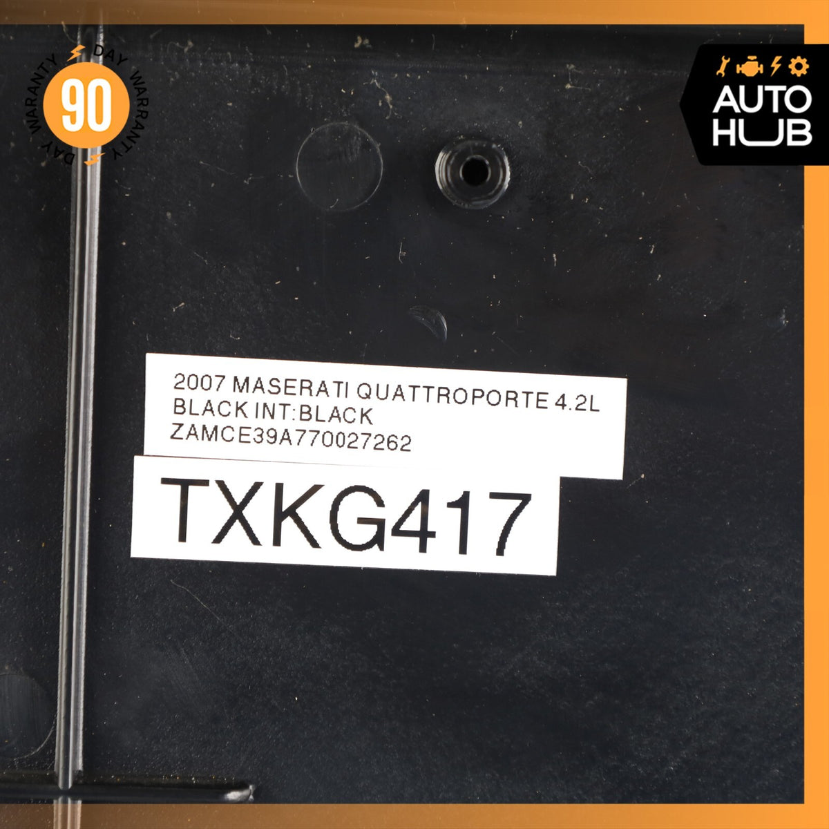 03-08 Maserati Quattroporte Back Panel Seat Cover Front Left or Right Side OEM - photo 12