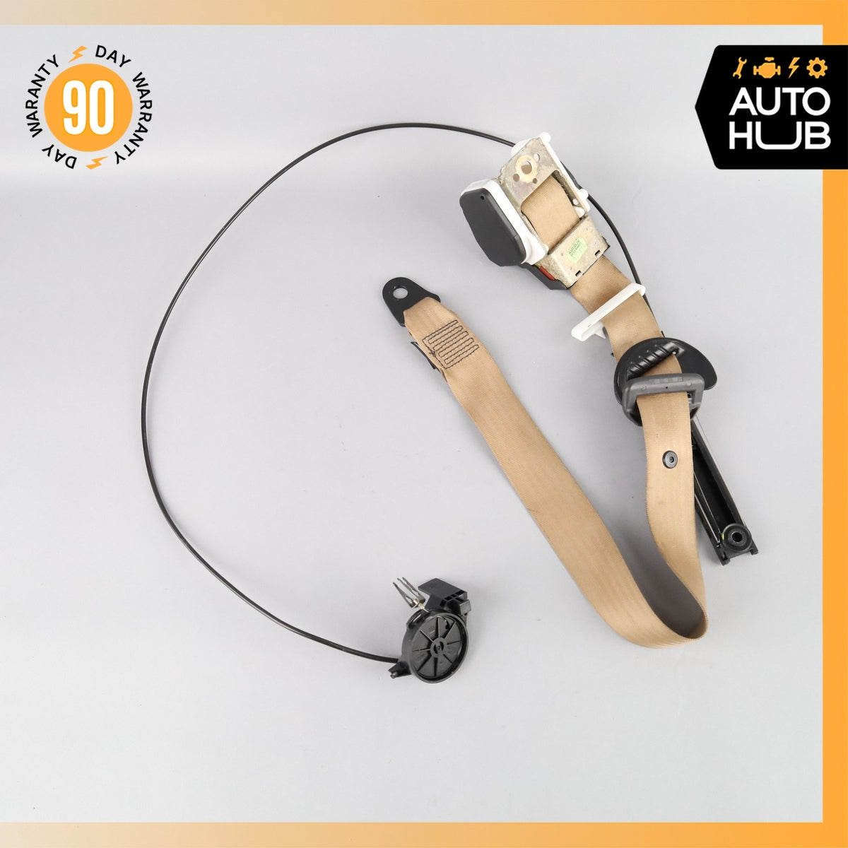 99-04 Bentley Arnage / RR Seraph Front Left Side Seat Belt Retractor Beige OEM - photo 12