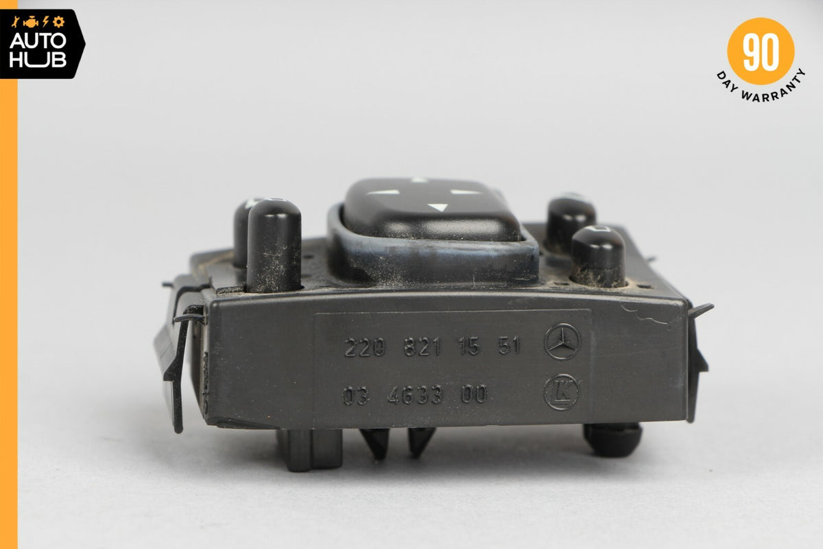 00-06 Mercedes W220 S430 S55 AMG Side Rear View Mirror Adjust Switch Button OEM - photo 4