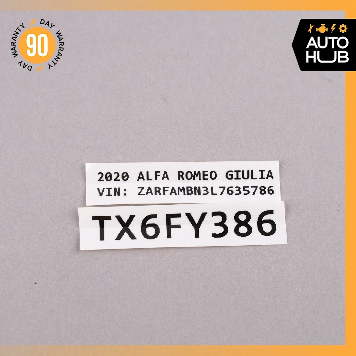 17-24 Alfa Romeo 952 Giulia Front Left or Right Seat Headrest Head Rest OEM 47k - photo 15