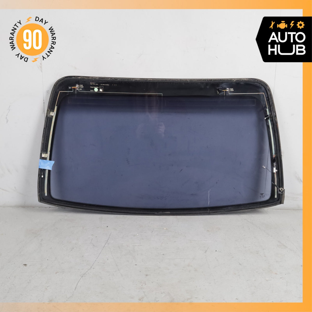 06-13 Bentley Continental Flying Spur Rear Windshield Wind Shield Glass OEM 78k - photo 10
