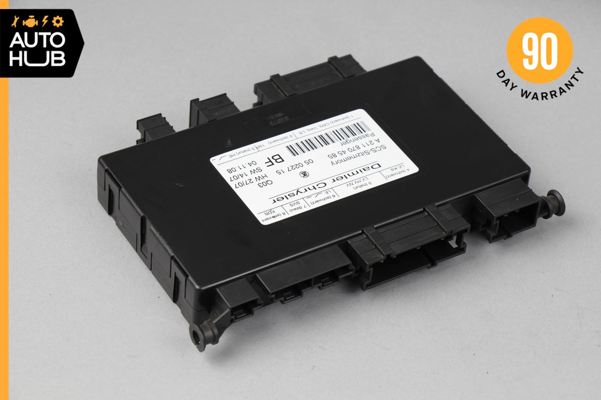 03-12 Mercedes W211 E350 E63 AMG Front Right Seat Control Module 2118704585 OEM - photo 5