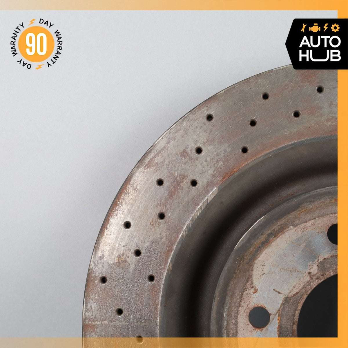 00-04 Aston Martin DB7 Front Brake Rotors Disc Left & Right Set OEM 38k - photo 4
