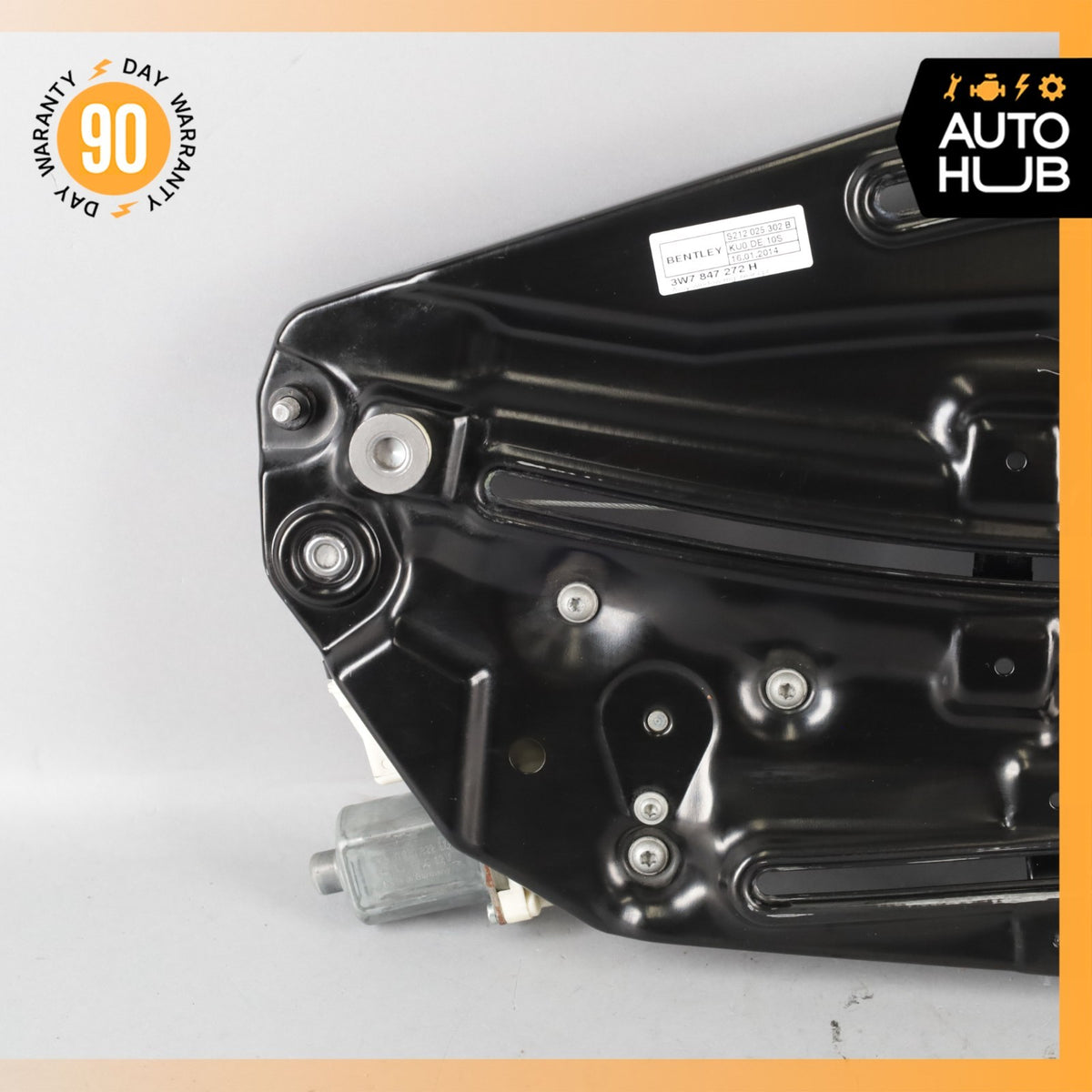 12-18 Bentley Continental GTC Rear Right Quarter Window Regulator w/ Motor OEM - photo 3