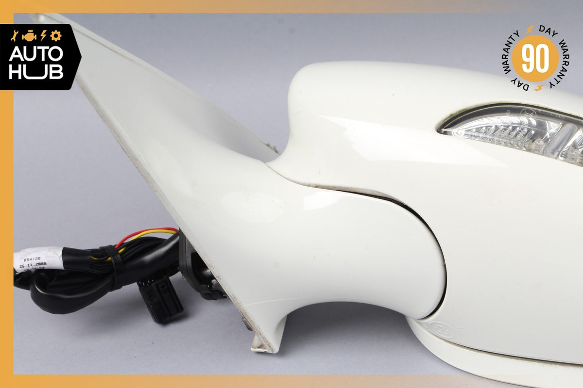 07-09 Mercedes W221 S600 S63 Left Side Rear View Door Mirror w/ Blind Spot OEM - photo 11