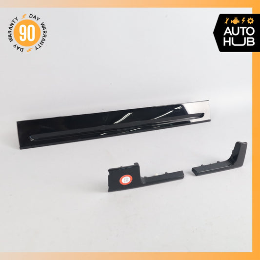 Porsche Cayenne 9Y0 Dashboard Cover Panel Molding Piano Wood Set OEM - photo 1