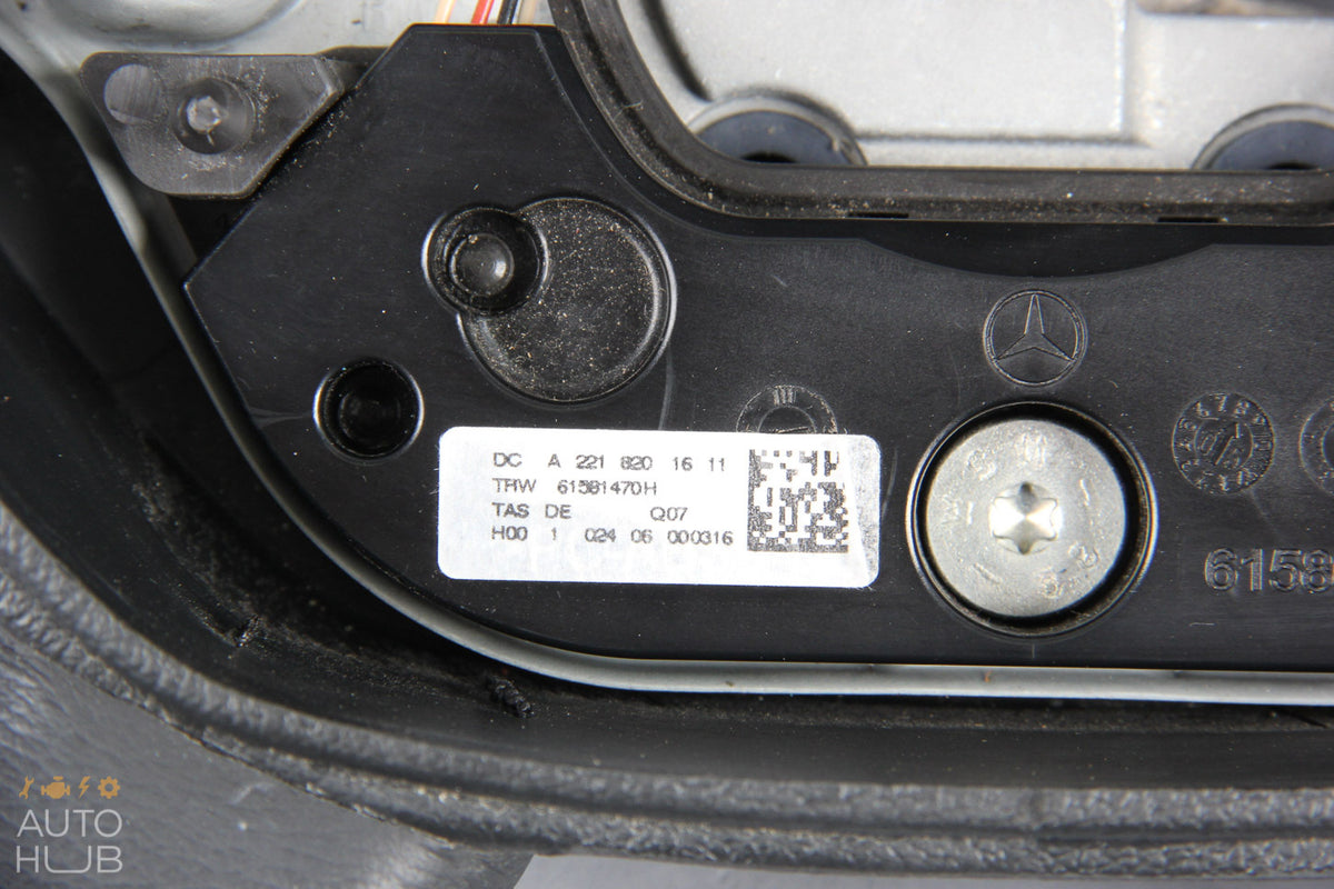 07-10 Mercedes W216 CL550 S550 Steering Wheel With Paddle Shifters Black OEM - photo 9