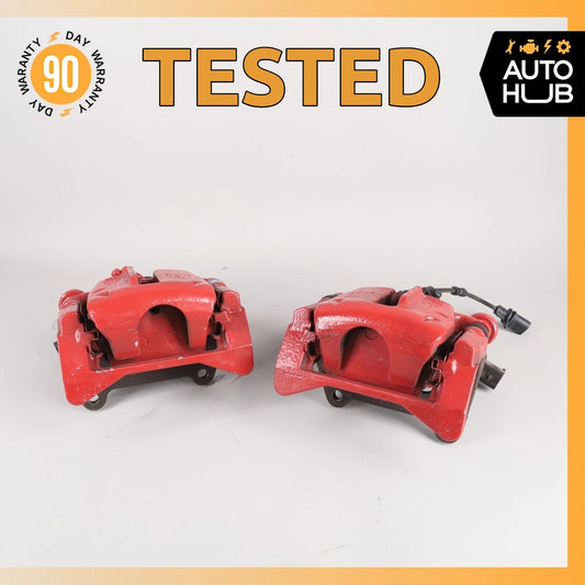 12-18 Audi 4G8 A7 A6 Rear Left & Right Brake Caliper Cover w/ Actuator Set OEM - photo 1
