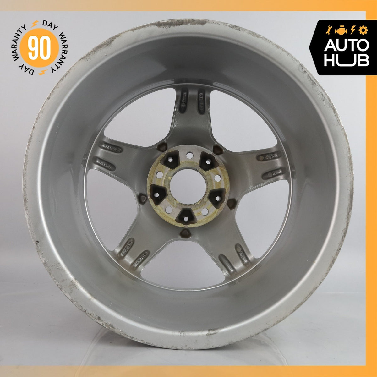 Mercedes R170 SLK230 C280 8.5 x 17 17" Rear Wheel Rim Silver 1704011402 OEM - photo 10