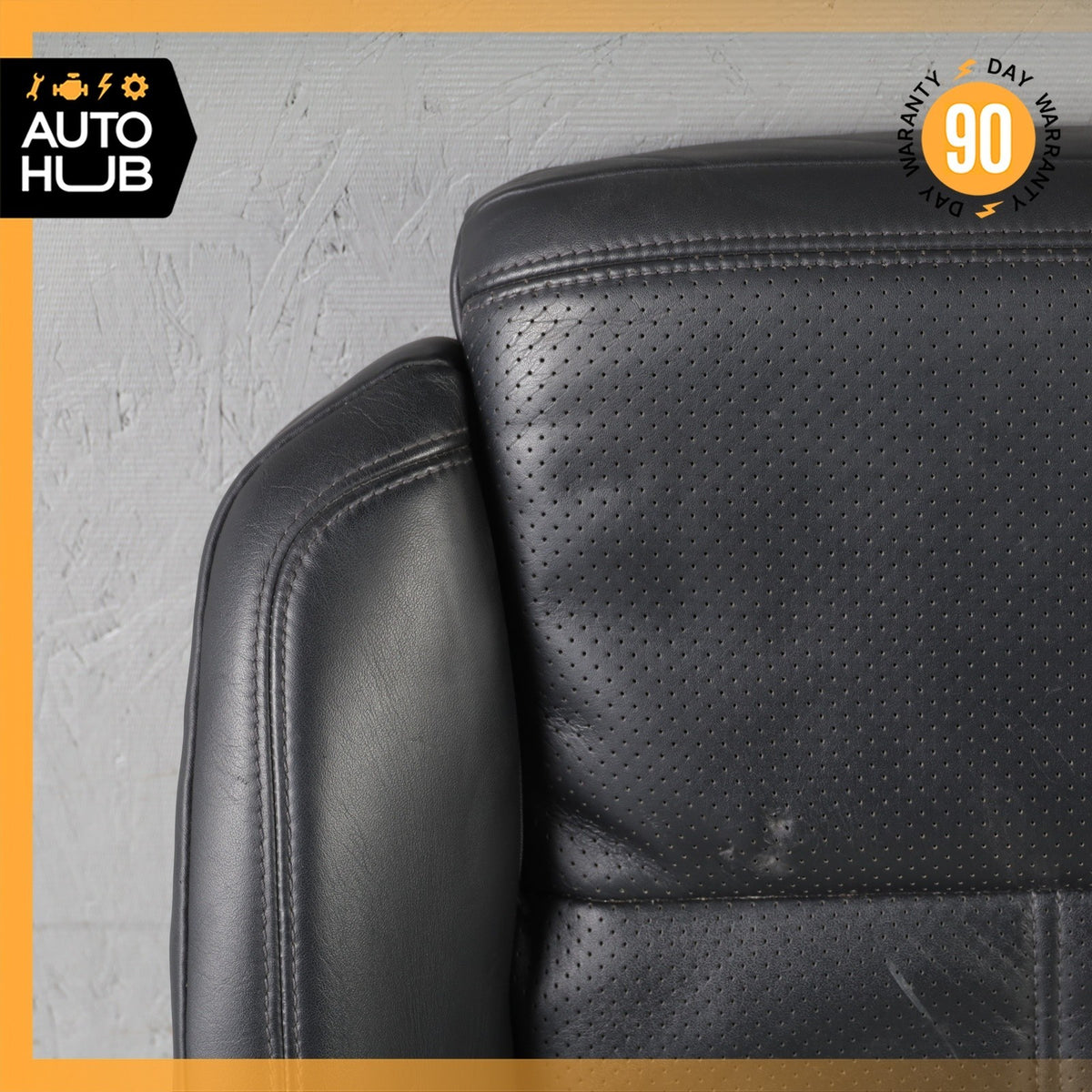 15-18 Porsche Macan 95B Front Left Lower Bottom Seat Cushion Leather Black OEM - photo 5