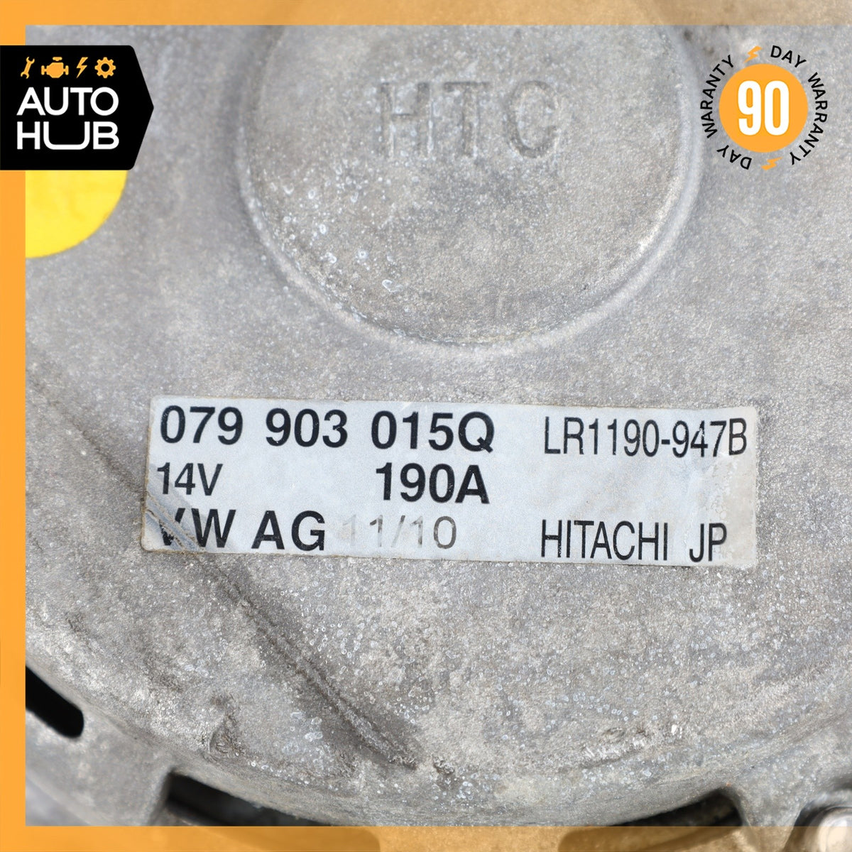 11-12 Audi D4 A8 4.2L V8 Engine Motor Alternator Generator 190A OEM - photo 14