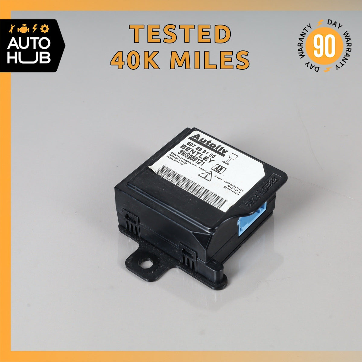 03-10 Bentley Continental GTC GT Safety Bag Sensor SRS Control Module OEM 40k - photo 1