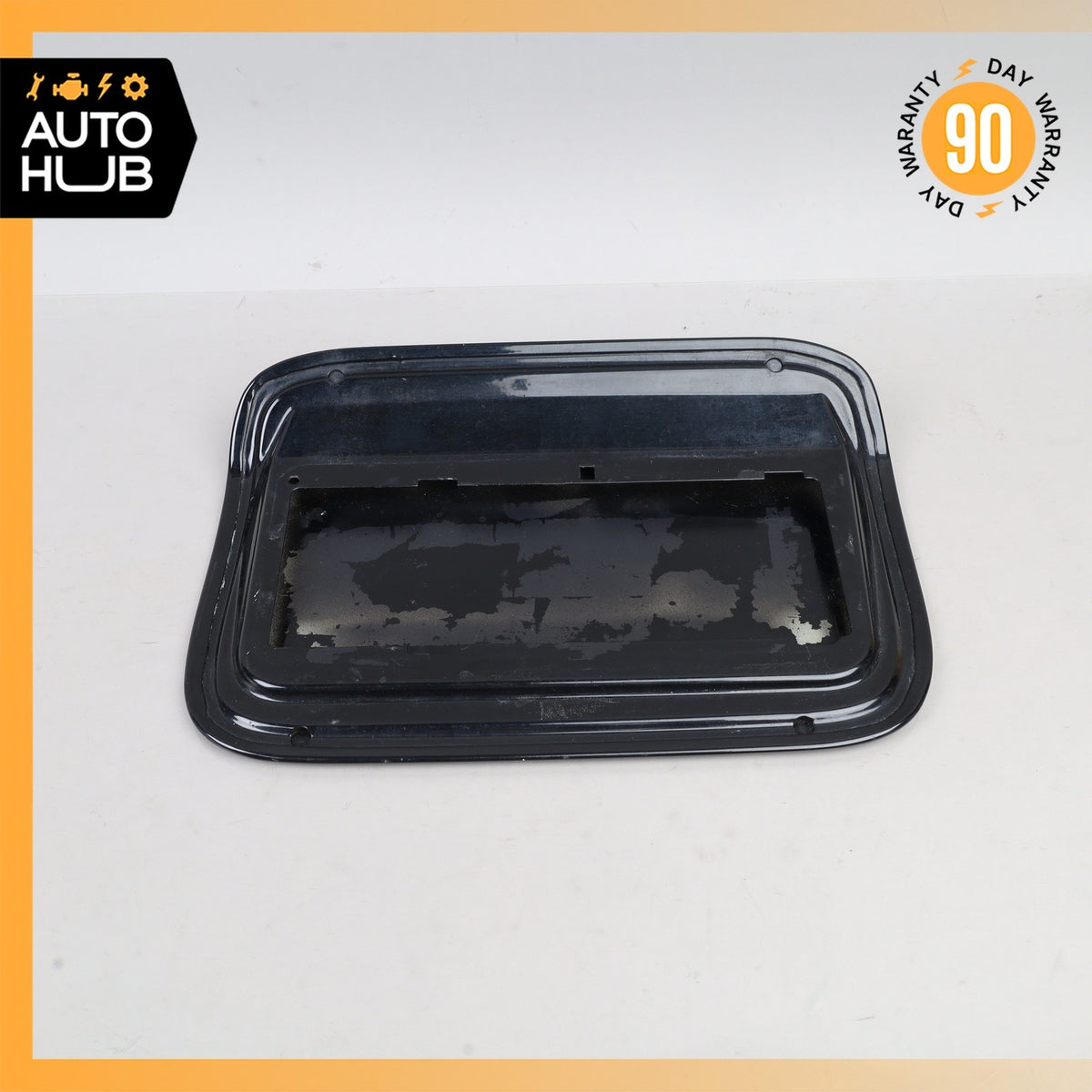 11-16 BMW F10 ActiveHybrid 5 Fuel Gas Tank Filler Lid Door Black OEM - photo 6