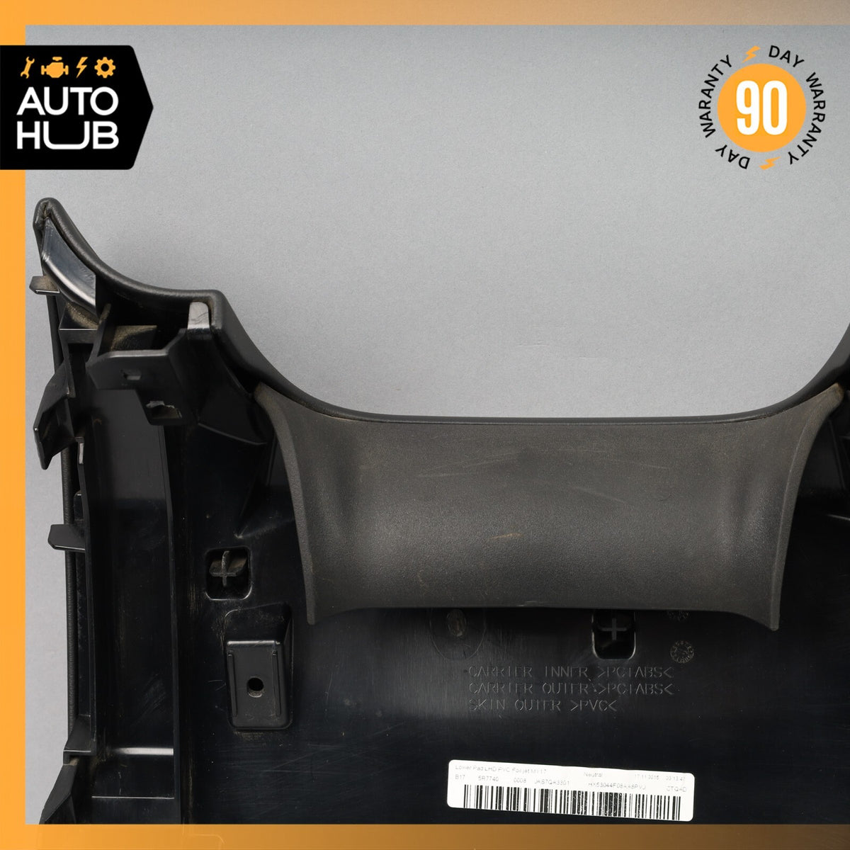14-24 Jaguar X152 F-Type Front Left Under Dash Lower Knee Panel Black OEM - photo 11