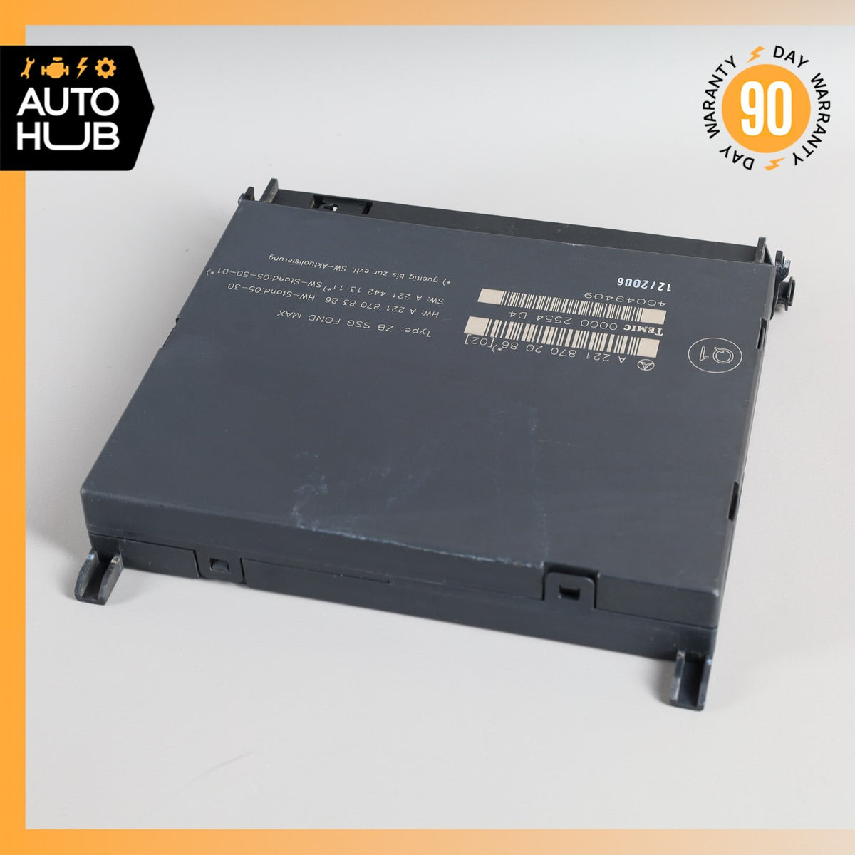 07-09 Mercedes W221 S600 S63 S450 Individual Rear Seats Control Unit Module OEM - photo 2