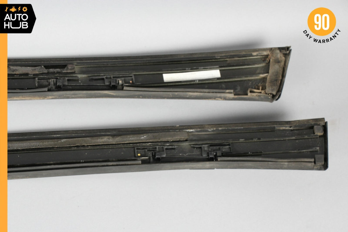 Mercedes W204 C300 C350 Exterior Roof Molding Inner Port Bag Cover Set of 2 OEM - photo 10