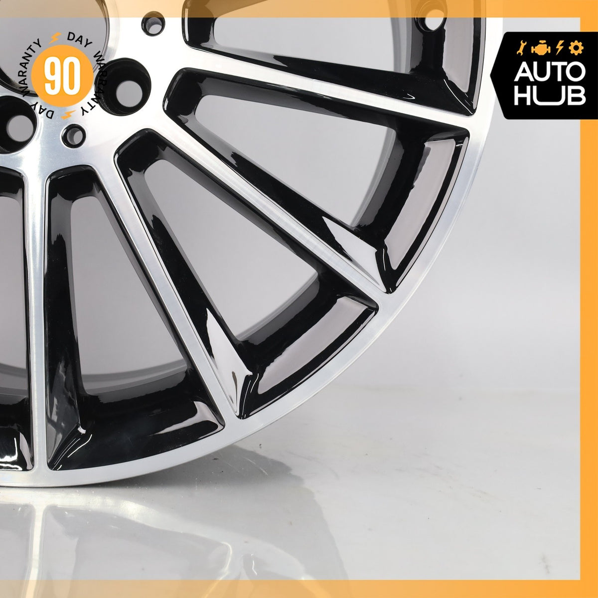Mercedes R172 SLC300 SLC43 AMG 8 x 18 18" Front Wheel Rim Polished Black OEM - photo 5
