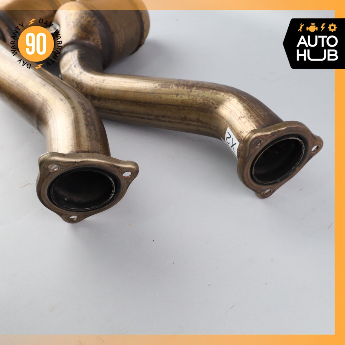Porsche Cayenne 958 GTS S Front Engine Exhaust Downpipe Left & Right Set OEM 39k - photo 12