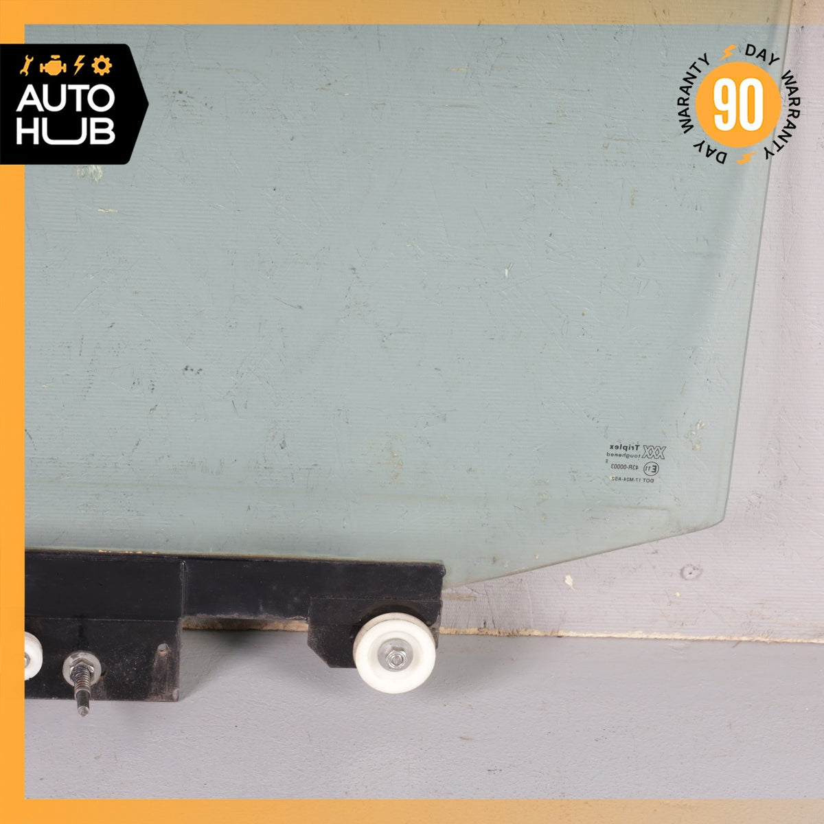 81-95 Bentley Brooklands / RR Silver Spirit Rear Left Side Door Window Glass OEM - photo 8