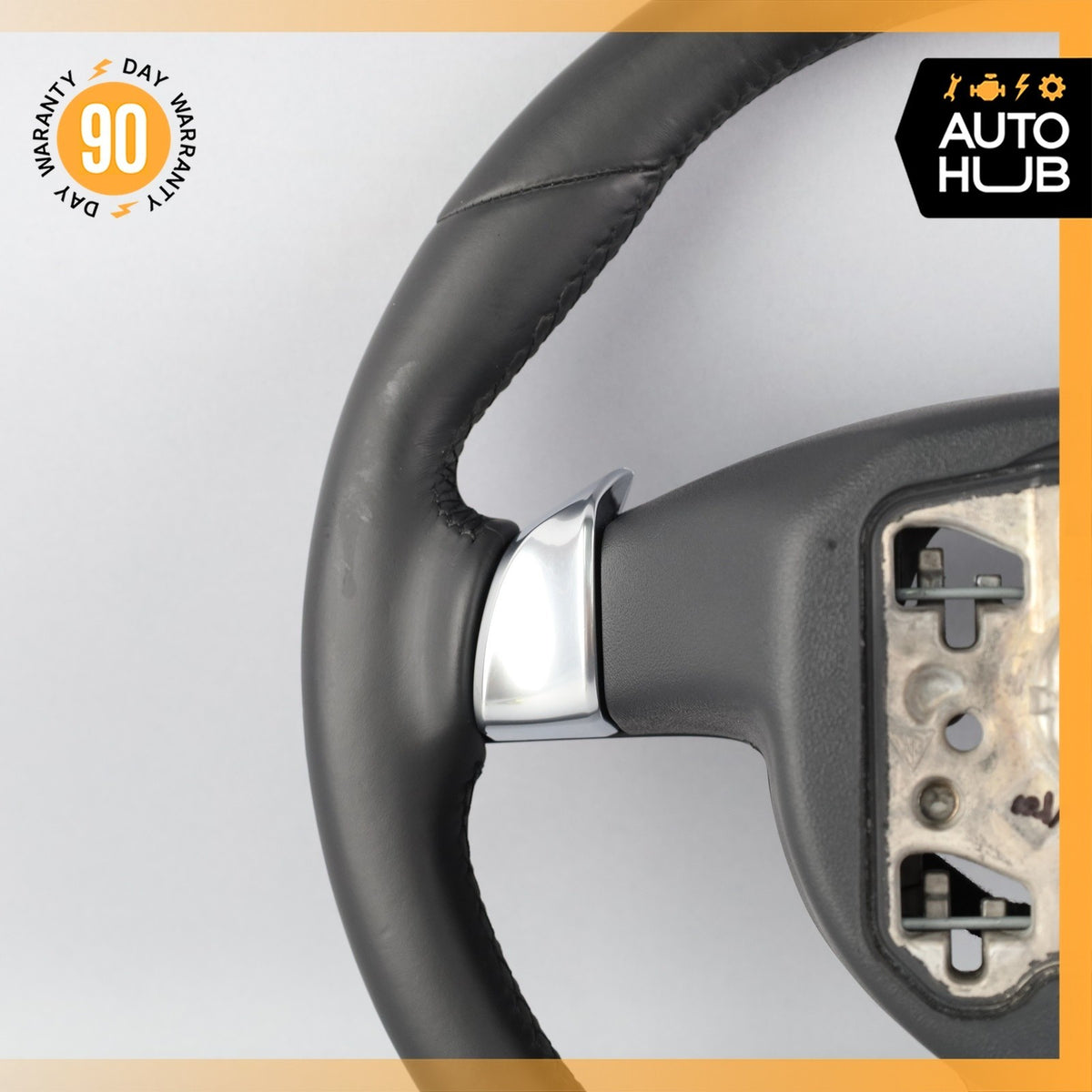 11-16 Porsche Cayenne 958 Steering Wheel w/ Paddle Shifters Black OEM 78k - photo 18