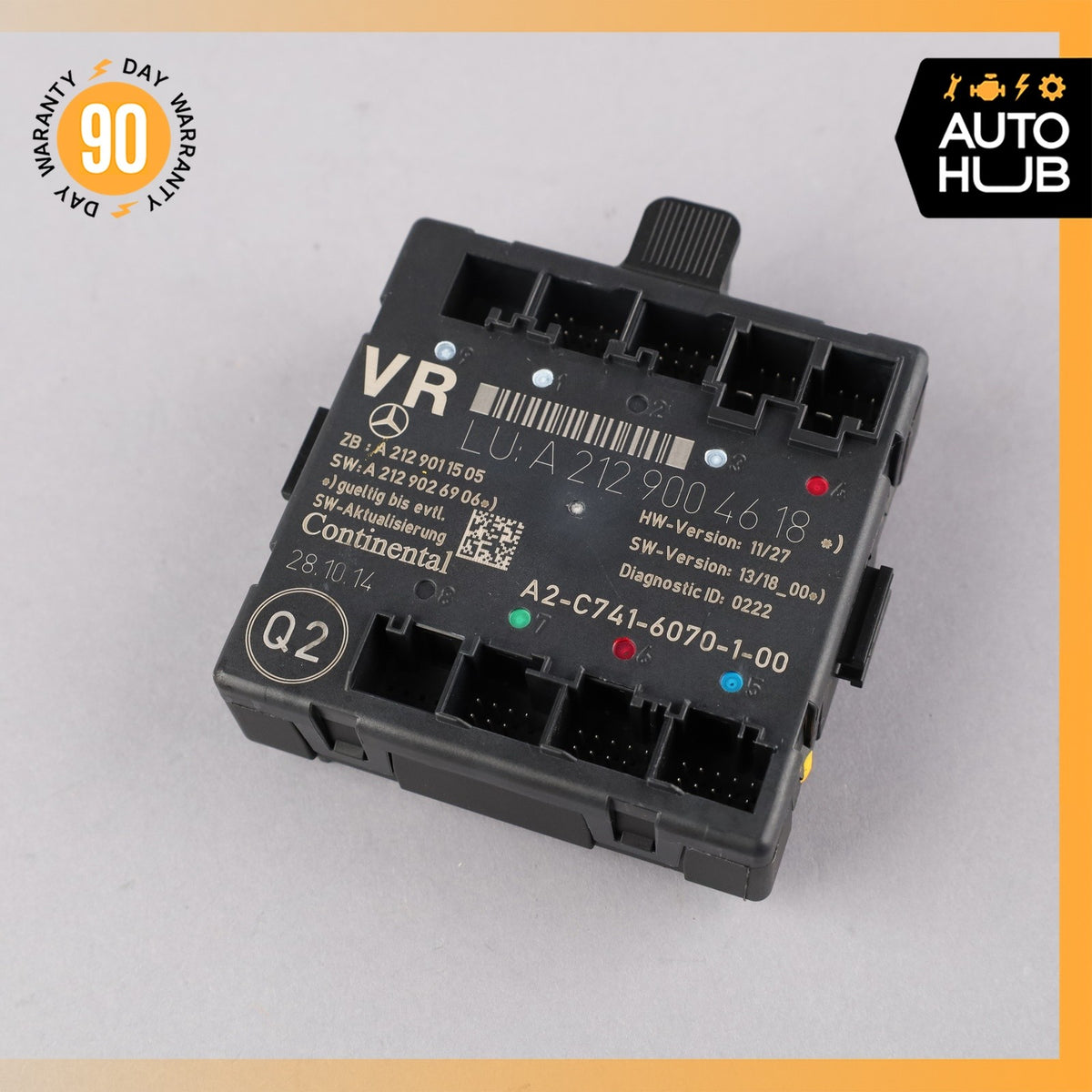 08-18 Mercedes W207 E400 SLK250 Front Right Side Door Control Module OEM - photo 1